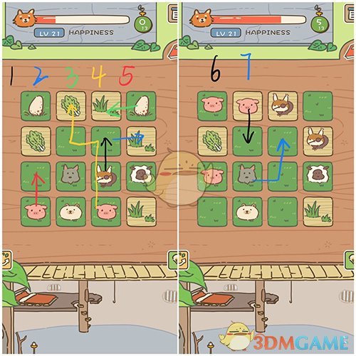 《动物安排员》第21关通关攻略